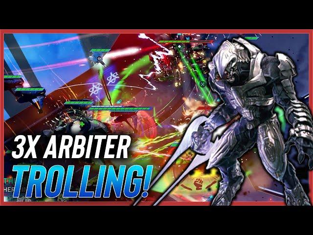 we trolled with TRIPLE ARBITER again in Halo Wars 2!