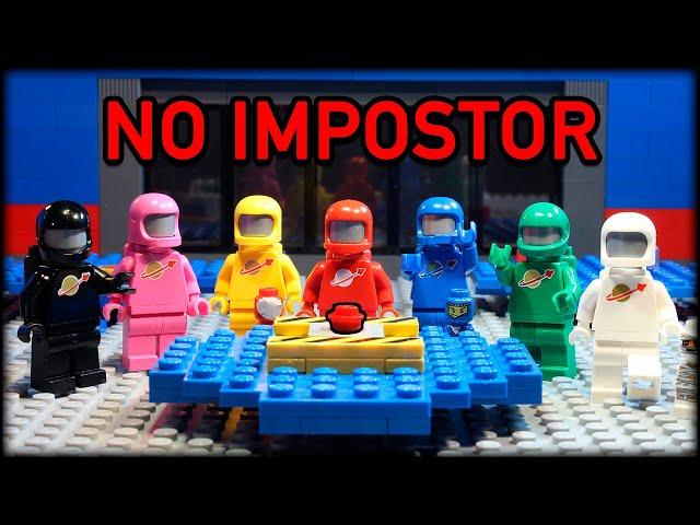 Among Us but there is NO IMPOSTOR! (LEGO Animation)