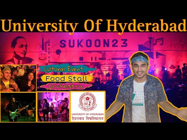 Sukoon 2k23।।Hyderabad Central University।।Orchestra।।Cultural Event।।Best Visual Of Event।। HCU