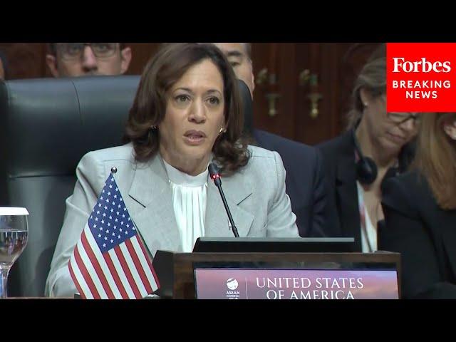 Vice President Kamala Harris Stresses Shared U.S.-Indonesia Goals At ASEAN Summit In Jakarta