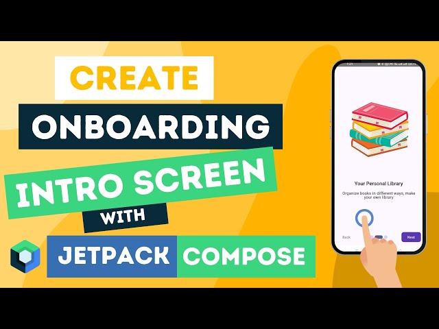 Create an Intro/Onboarding Screen with Jetpack Compose | Kotlin | Tranquilly Coding