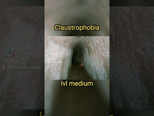 phobia paling aneh di dunia #short #shorts #claustrophobia