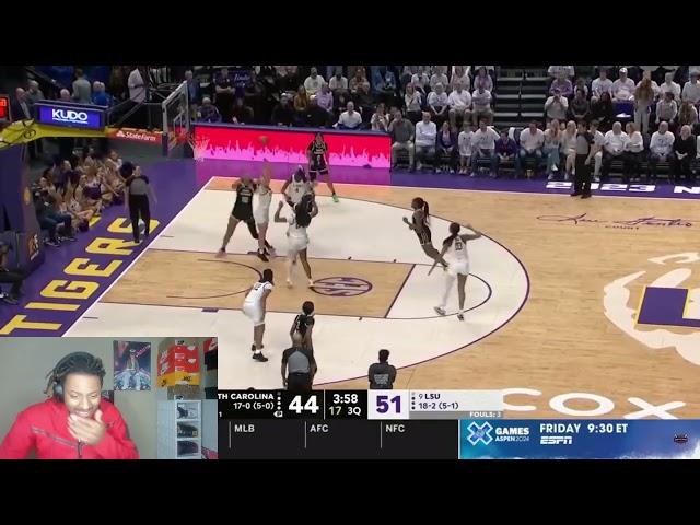 @jordioreacts Reacting To #1 South Carolina vs #9 LSU Highlights | NCAA Women’s Basketball