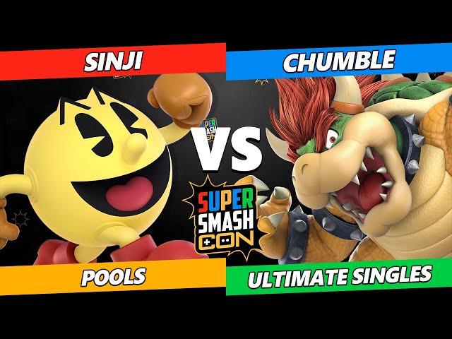 SSC 2022 - Sinji (Pac-man) Vs. Chumble (Bowser) Smash Ultimate Tournament