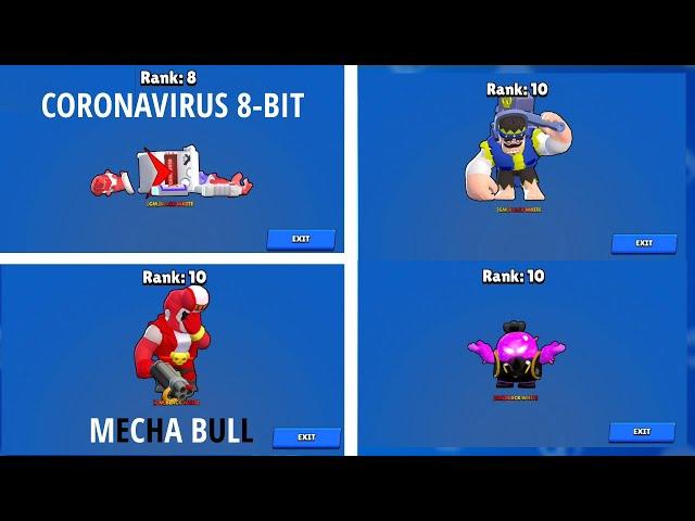 Brawl Stars. All new skins and losing poses. Все новые скины и проигрышные позы. Бравл Старс.