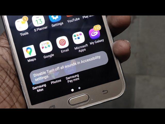 Samsung disable turn off all sound in accessibility setting | Samsung Phones