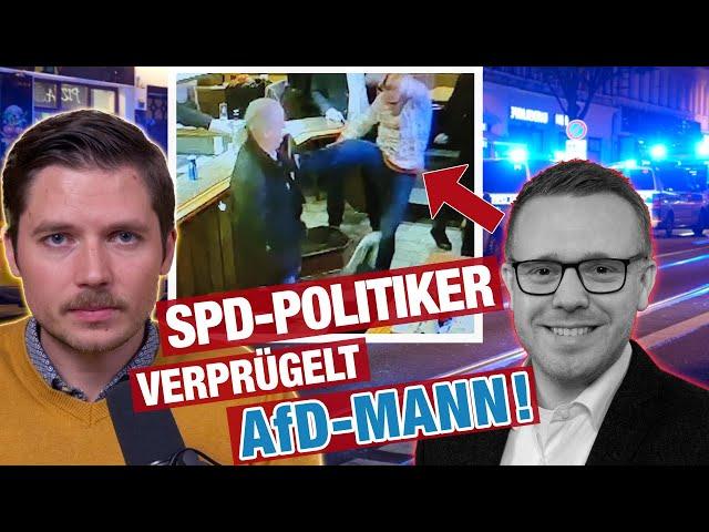 Lukas Gottschalk (SPD) VERPRÜGELT AfD-Politiker! Schweigen die Medien?