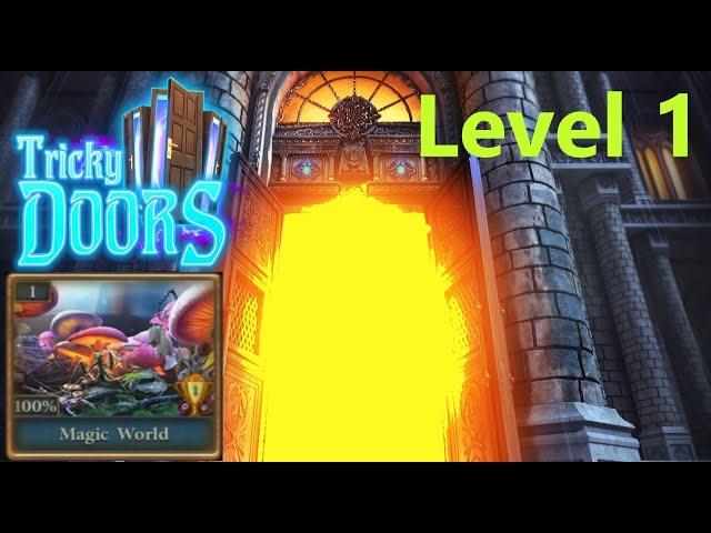 Tricky Doors Magic World Level 1 Walkthrough