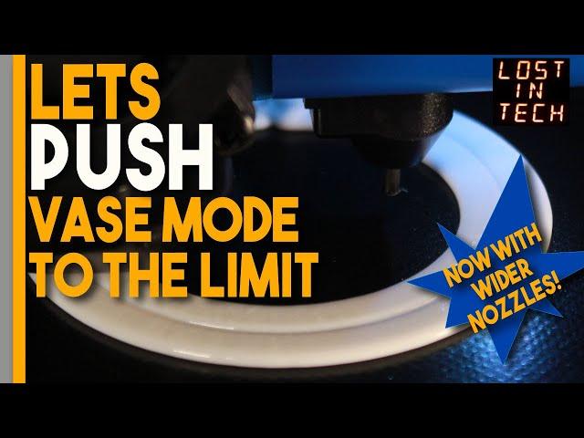 Extreme Vase Mode II - EXTREMEST vase mode. How thick can you go when 3D printing vase mode?