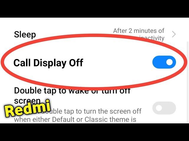 Redmi Call Display Off | Proximity Sensor Off Kaise Kare