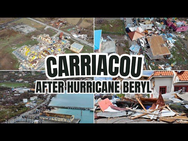 Carriacou: The Aftermath of Hurricane Beryl | Mass Destruction! Over 90% Destroyed!