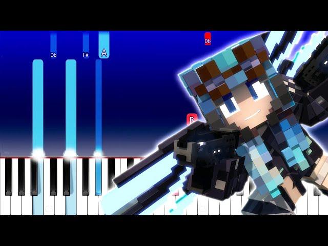 Rainimator (THR3) - Wings of Salvation (A Minecraft Song) (Piano Tutorial)