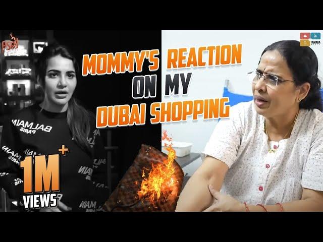 She burnt my bag  || Mommy's Reaction on my Dubai Shopping || Ashu Reddy ||