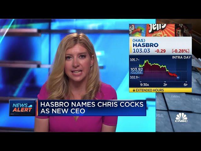 Hasbro names Chris Cocks as its next CEO