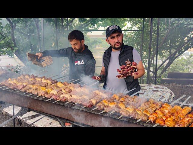 Various and tasty  SHASHLIK from SAYFULLA SHASHLIK Centre