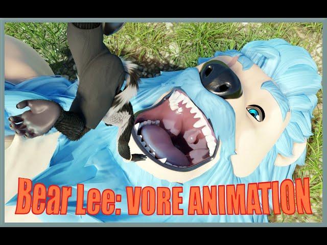 Feeding a bear Warrior~ (Vore Animation)