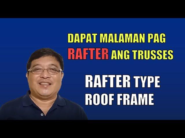 TUBULAR RAFTER ROOF FRAME: ESTIMATE AND SPECIFICATIONS