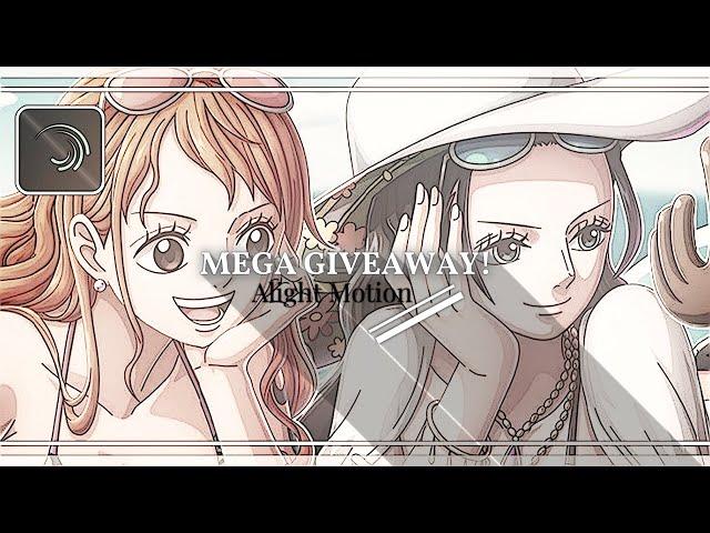 MEGA GIVEAWAY in [Alight Motion] 24k‼️