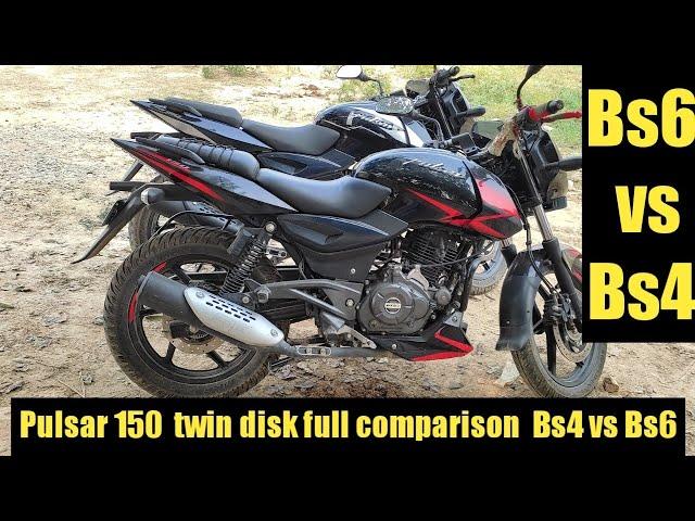 Bajaj pulsar 150 twin disk Bs6 vs Bs4 full comparison || @autoknowledgepv1133