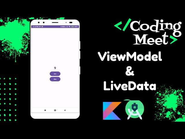 ViewModel and LiveData Tutorial in Android Studio kotlin
