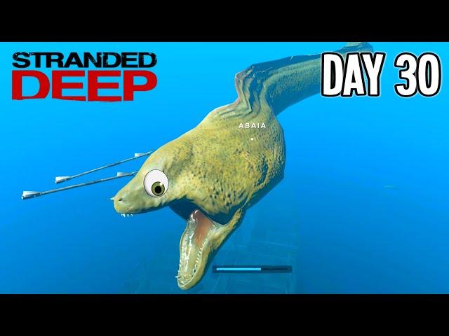 Giant Eel Boss Battle! - STRANDED DEEP Gameplay (2022) - Part 20