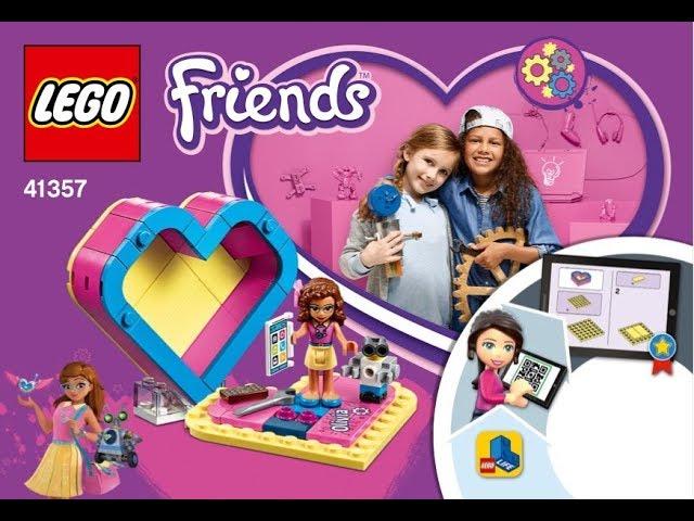 LEGO 41357 FRIENDS  Olivia's Heart Box - lego speed build