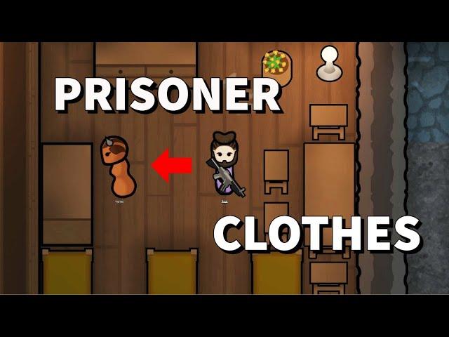 How to force prisoners to wear clothes in Rimworld 1.4