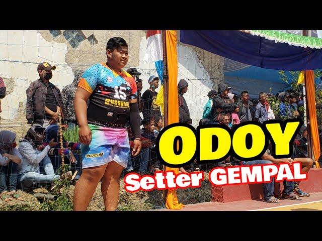 Setter ODOY Si GEMPAL BIKIN PENONTON TERKEJUT, DENGAN AKSI UMPAN BOLA NYA, MANJAKAN PEMAINNYA