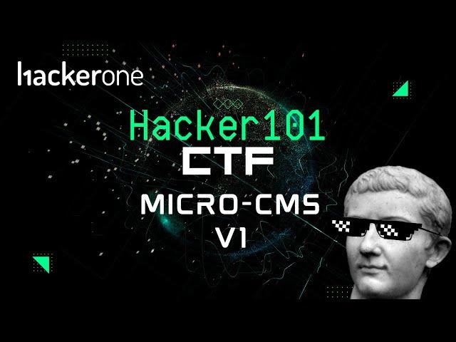 Hacker101 CTF - Micro-CMS v1 (Easy) - Live Walkthrough