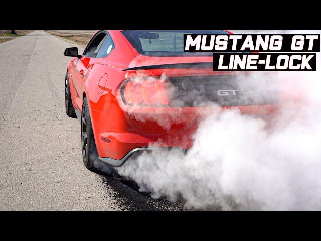 2019 Mustang GT PP2 LINE LOCK Tutorial MANUAL! HUGE BURNOUT