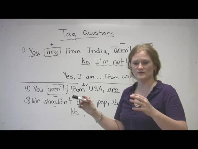 English Grammar - Tag Questions