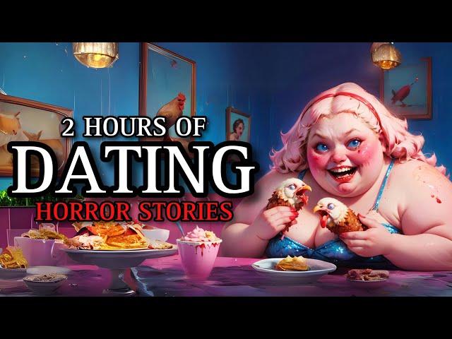 20 TRUE Disastrous Dating Horror Stories MEGA COLLECTION 2 | (#scarystories) Ambient Fireplace