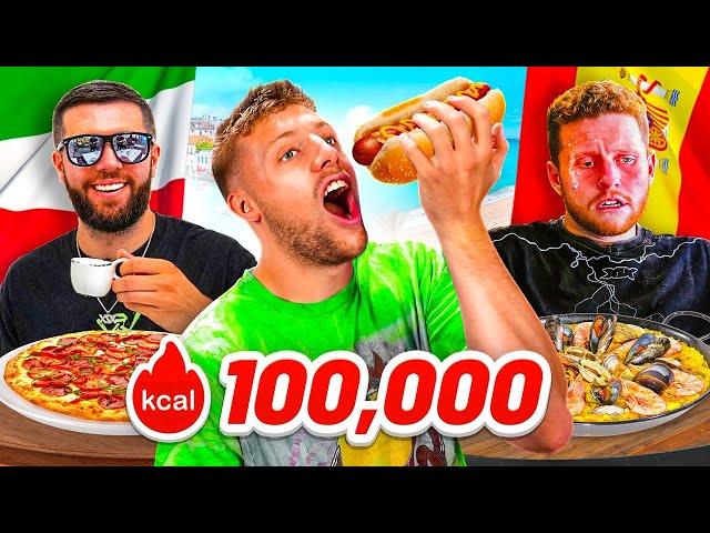 SIDEMEN EUROPE 100,000 CALORIE CHALLENGE