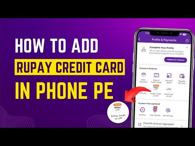 How to Link Rupay Credit Card to Phonepe | Easiest Tutorial