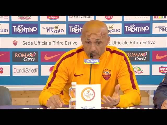 RITIRO PINZOLO Conferenza Spalletti