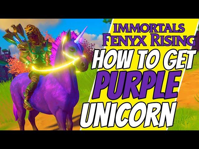 How To Get Purple Unicorn In Immortals Fenyx Rising