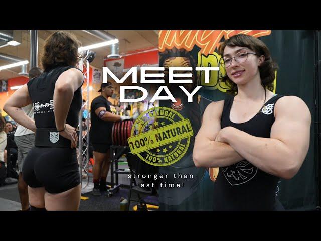 ALL NATURAL BEEF PRs | My Second Powerlifting Competition (TESTED?)