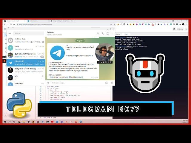 How to scrape Telegram members and DM them