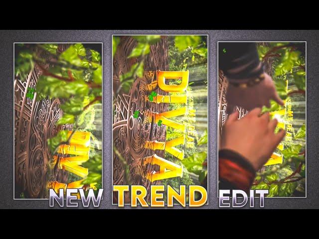 3d Nature nameart Video Editing | Trending Reels Video Editing | Alightmotion Editing