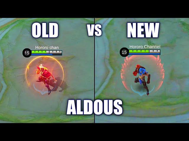 ALDOUS OLD VS NEW UPDATE | MOBILE LEGENDS