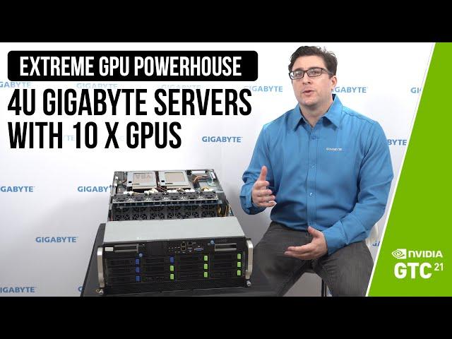 Extreme GPU Powerhouse: 4U GIGABYTE Servers with 10 x GPUs