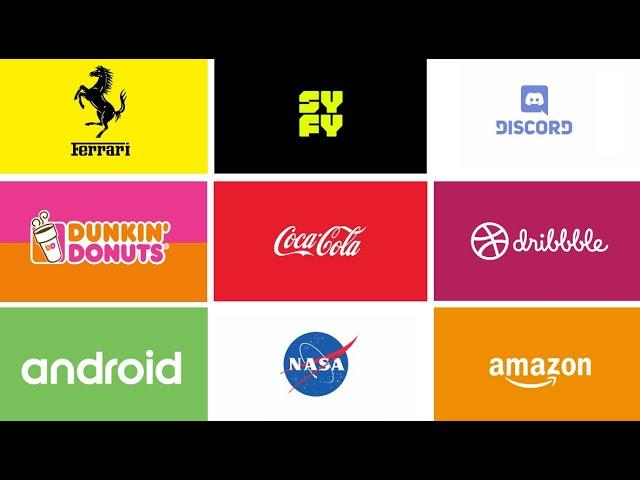 10 Famous Brands as Animated Logos Motion Graphics