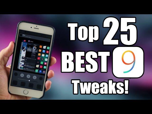 Top 25 Best Cydia Tweaks for iOS 9 - 9.0.2!