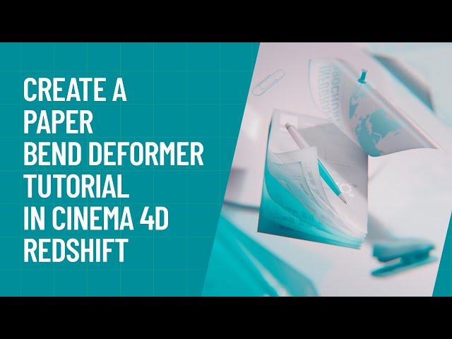 Cinema 4D Tutorial - Create a Paper Blend Deformer