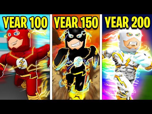 200 YEARS As The FLASH! (Roblox)