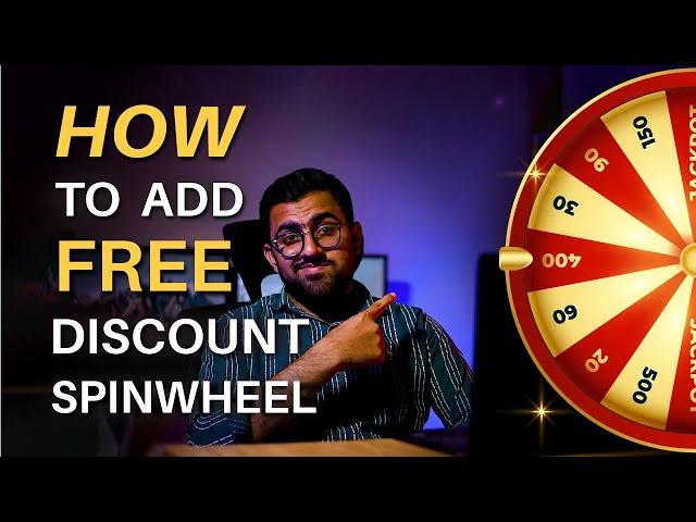 How To Add Free Spin Wheel Discount Pop Up With Shopify Ecomsend App