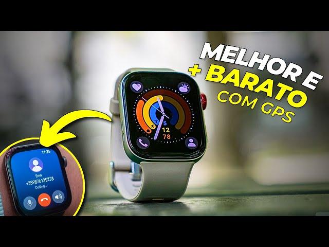 ADEUS APPLE-WATCH!!! O Melhor SMARTWATCH CUSTO-BENEFÍCIO 2024 - (Tem GPS e faz LIGAÇÃO)