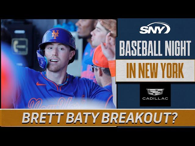 Can Mets finally expect Brett Baty breakout year? | Baseball Night in NY | SNY