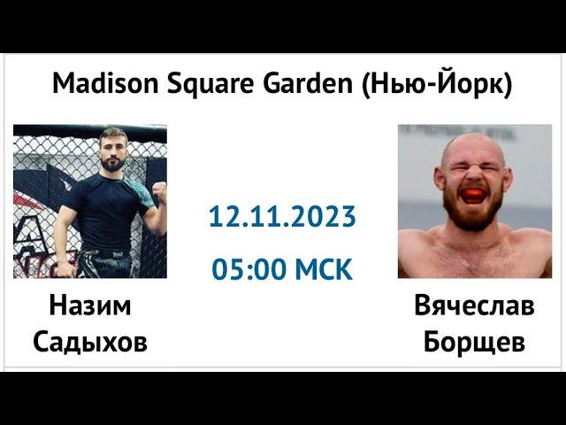 Назим Садыхов — Вячеслав Борщёв прогноз 12 ноября 2023 UFC 295