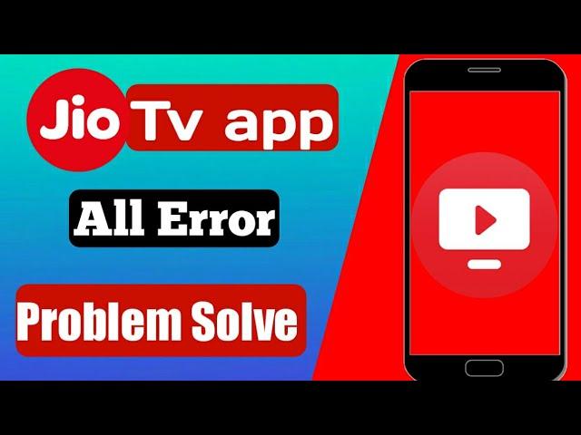 Jio Tv - News Movies App All Error Problem Solved